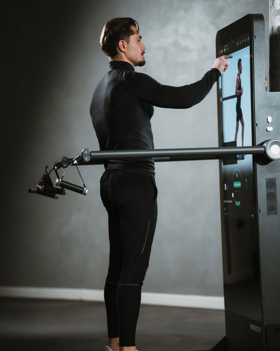 Bediening van het IMBODY-touchscreen